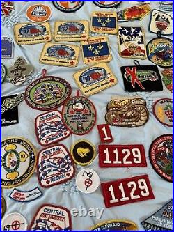 BSA boy Scout Cub Scout Patches Mixed Lot of 138, Multiples Of A Few, EXCELLENT