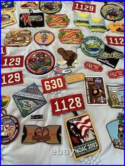 BSA boy Scout Cub Scout Patches Mixed Lot of 138, Multiples Of A Few, EXCELLENT