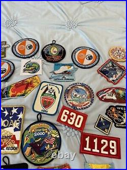 BSA boy Scout Cub Scout Patches Mixed Lot of 138, Multiples Of A Few, EXCELLENT