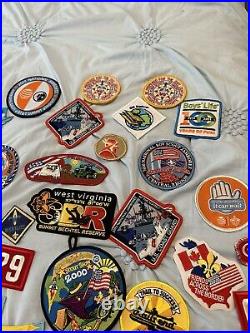 BSA boy Scout Cub Scout Patches Mixed Lot of 138, Multiples Of A Few, EXCELLENT