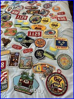 BSA boy Scout Cub Scout Patches Mixed Lot of 138, Multiples Of A Few, EXCELLENT