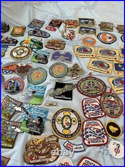 BSA boy Scout Cub Scout Patches Mixed Lot of 138, Multiples Of A Few, EXCELLENT