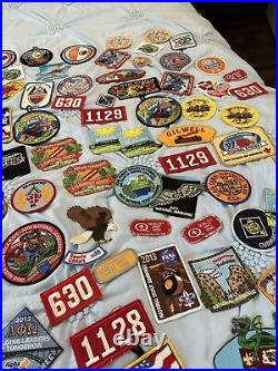 BSA boy Scout Cub Scout Patches Mixed Lot of 138, Multiples Of A Few, EXCELLENT