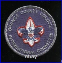 BSA position patch OCC International Committee mint Orange County Council