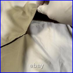 BSA shirt mens L tan vented short sleeve button down microfiber den leader patch