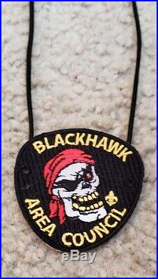 Blackhawk Area Council 2017 Jamboree Pirates of the Carabiner Set and Eye Patch