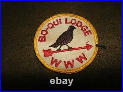 Bo-Qui Lodge 453 Round Patch & Pin Order of the Arrow Boy Scouts Of America BSA