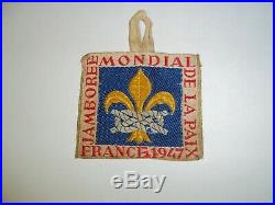Boy Scout 1947 World Jamboree Staff Patch
