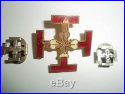 Boy Scout 1947 World Jamboree Staff Patch & Pins
