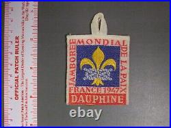 Boy Scout 1947 World Jamboree patch, Dauphine 2557NN