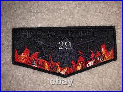 Boy Scout 2001 C2A Hell Chippewa 29 Clinton Valley Michigan Council Flap Patch