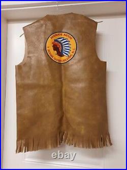 Boy Scout Arapahoe Nation Handmade Vest With 1970's Patches Vintage Rare