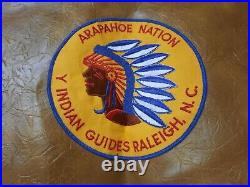 Boy Scout Arapahoe Nation Handmade Vest With 1970's Patches Vintage Rare