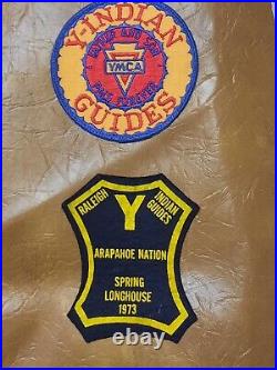 Boy Scout Arapahoe Nation Handmade Vest With 1970's Patches Vintage Rare