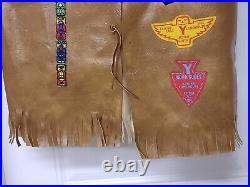 Boy Scout Arapahoe Nation Handmade Vest With 1970's Patches Vintage Rare