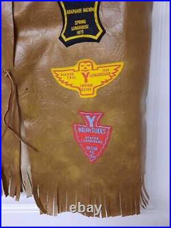 Boy Scout Arapahoe Nation Handmade Vest With 1970's Patches Vintage Rare