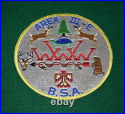 Boy Scout Area Iii-e Conclave Jacket Patch Order Of The Arrow Scarce