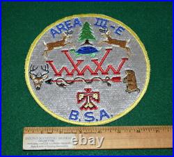 Boy Scout Area Iii-e Conclave Jacket Patch Order Of The Arrow Scarce
