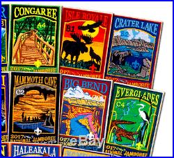 Boy Scout Bsa 2017 Jamboree Complete Staff Set Of 24 Subcamp Patches Soldout
