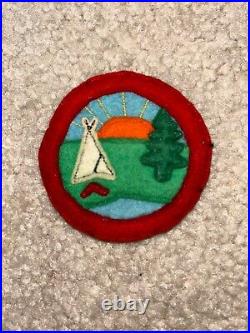 Boy Scout Camp Kabekonah 1927 to 1946 Detroit Area Michigan Council Felt Patch