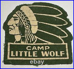 Boy Scout Camp Little Wolf Felt Oklahoma Patch BC1