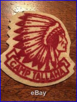 Boy Scout Camp Tallaha felt patches, Delta Area Council Rare