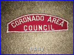 Boy Scout Coronado Area Kansas Uniform Red White RWS Council Strip PRE CSP Patch
