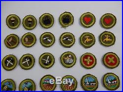 Boy Scout Early Vintage Merit Badge Patch Lot Salesmanship Marksmanship Basketry