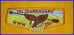 Boy Scout Flap Patch Badge, TALIDANDAGANU 293, RARE, Eagle, 100% AUTHENTIC B. S. A