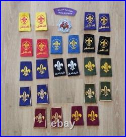 Boy Scout Iraq patch lot #1 / epaulettes / badges