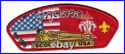 Boy Scout Lao USA shoulder patch CSP type / badge lot