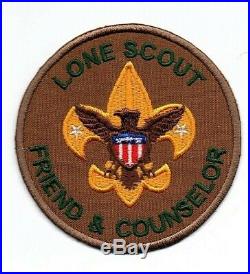 Boy Scout Lone Scout Friend and Counselor Prototype 2 Position Patch
