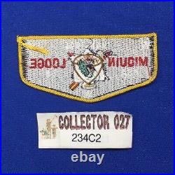 Boy Scout Miquin Lodge 68 YS1 1991 Winnebago 50th Order Of The Arrow Flap Patch