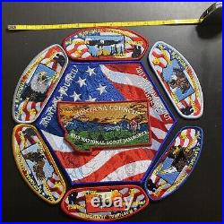 Boy Scout Montana Council 2013 National Jamboree Set 8 Patches in all