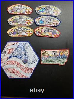 Boy Scout Montana Council 2013 National Jamboree Set 8 Patches in all