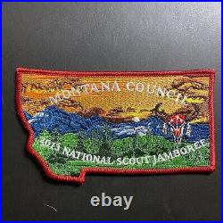 Boy Scout Montana Council 2013 National Jamboree Set 8 Patches in all