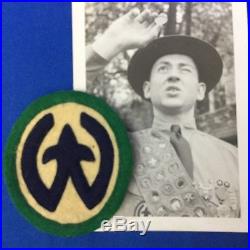Boy Scout Museum Piece 42 Sash, Camp Washington Patch & Photos Arnold M. Gamsey