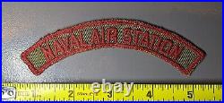 Boy Scout Naval Air Station KRS MBS 647211 Vintage Strip Patch Rare BSA