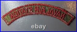 Boy Scout Naval Air Station KRS MBS 647211 Vintage Strip Patch Rare BSA