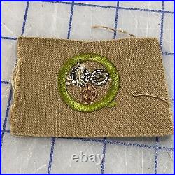 Boy Scout Nut Culture Square Merit Badge BSA Early Patch