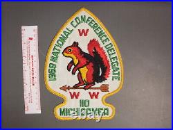 Boy Scout OA 110 Michigamea jacket patch 4167NN