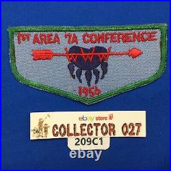Boy Scout OA 1956 1st Area 7A Conference Order Of The Arrow Pocket Flap Patch