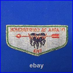 Boy Scout OA 1956 1st Area 7A Conference Order Of The Arrow Pocket Flap Patch