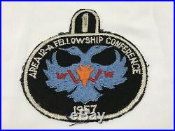Boy Scout OA 1957 Area 12-A Fellowship Conference Patch