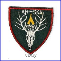 Boy Scout OA 213 Ah-ska Lodge Patch X1b