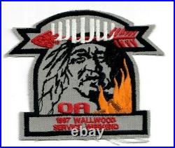 Boy Scout OA 239 Semialachee Lodge 1997 Wallwood Service Weekend Patch