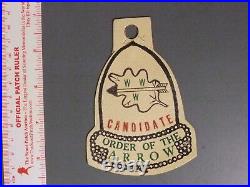 Boy Scout OA 422 Kiondaga leather patch 1038NN