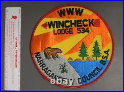 Boy Scout OA 534 Wincheck jacket patch 0552NN