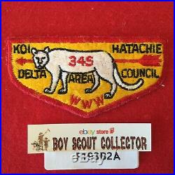 Boy Scout OA Koi Hatachie Lodge 345 S1a Order Of The Arrow Flap Patch Delta Area