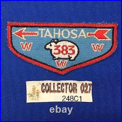 Boy Scout OA Tahosa Lodge 383 F1 FF First Flap Order Of The Arrow Patch CO 248C1